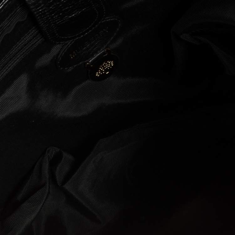 Pre Owned Mulberry Black Leather Daria Shoulder Bag