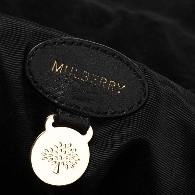Pre Owned Mulberry Black Leather Daria Shoulder Bag