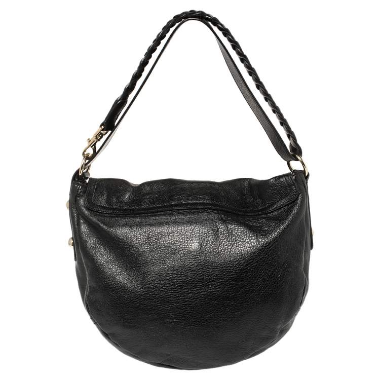 Pre Owned Mulberry Black Leather Daria Shoulder Bag