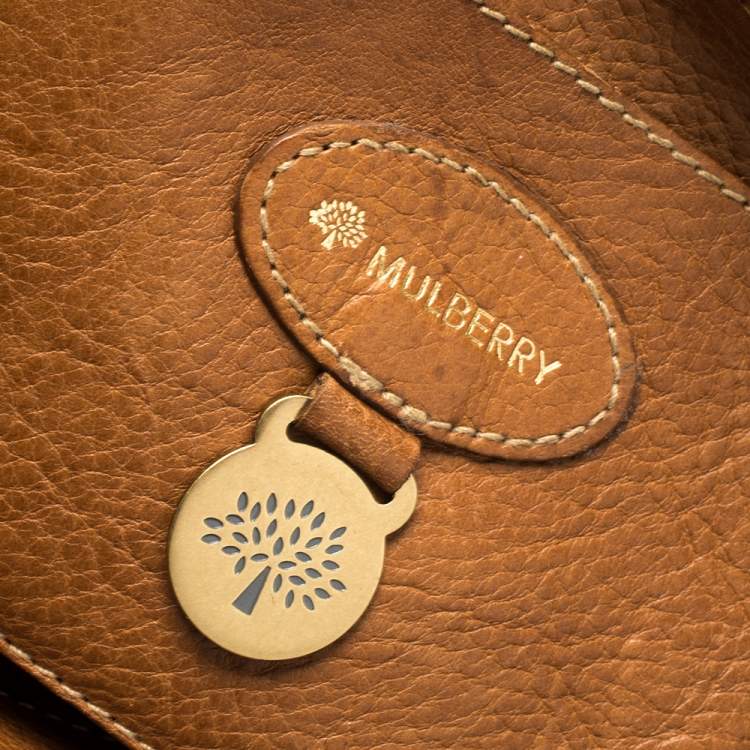 Pre Owned Mulberry Tan Leather Bayswater Satchel
