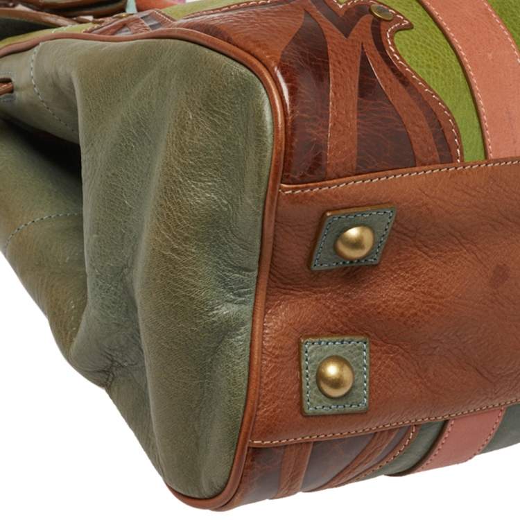 مملوكة مسبقًا Mulberry Multicolor Leather Bayswater Satchel