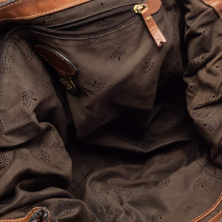 Pre Owned Mulberry Brown Leather Alexa Satchel