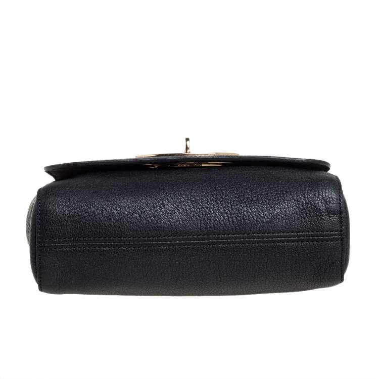 Pre Owned Mulberry Black Leather Lily Shoulder Bag