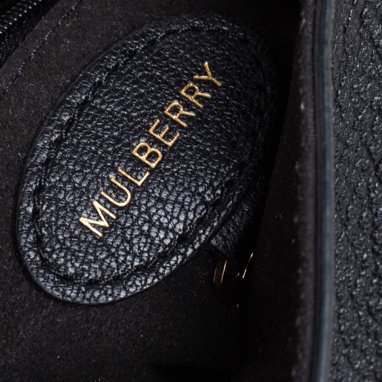 Pre Owned Mulberry Black Leather Lily Shoulder Bag