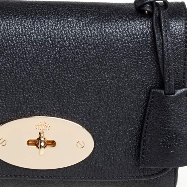 Pre Owned Mulberry Black Leather Lily Shoulder Bag