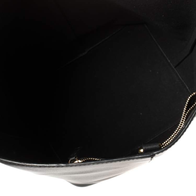 Pre Owned Mulberry Black Leather Studded Hobo