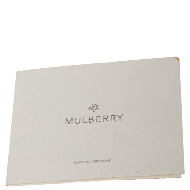 مملوكة مسبقًا Mulberry Tan Croc Embossed Leather Bayswater Satchel