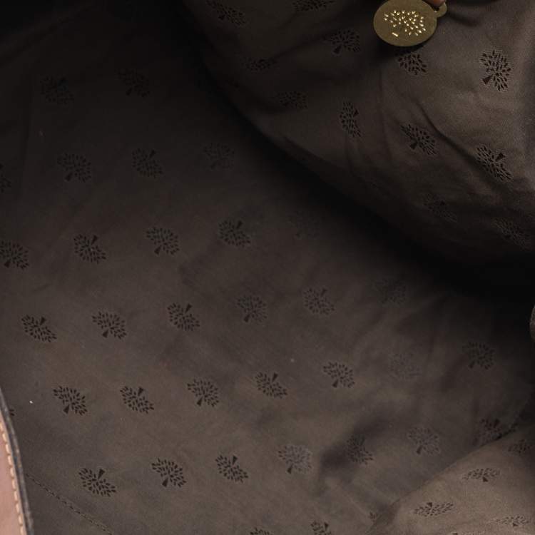 مملوكة مسبقًا Mulberry Brown Leather Oversized Alexa Satchel