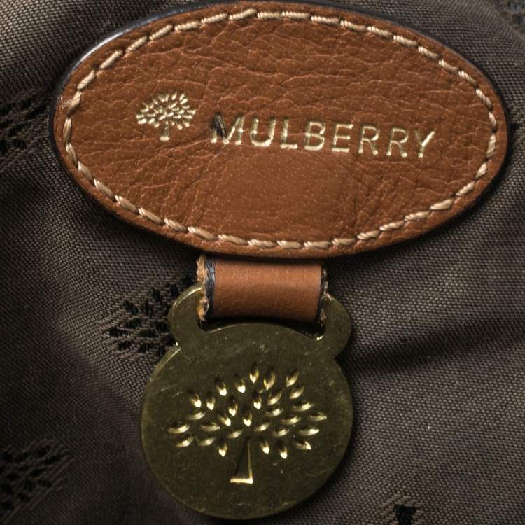 مملوكة مسبقًا Mulberry Brown Leather Oversized Alexa Satchel
