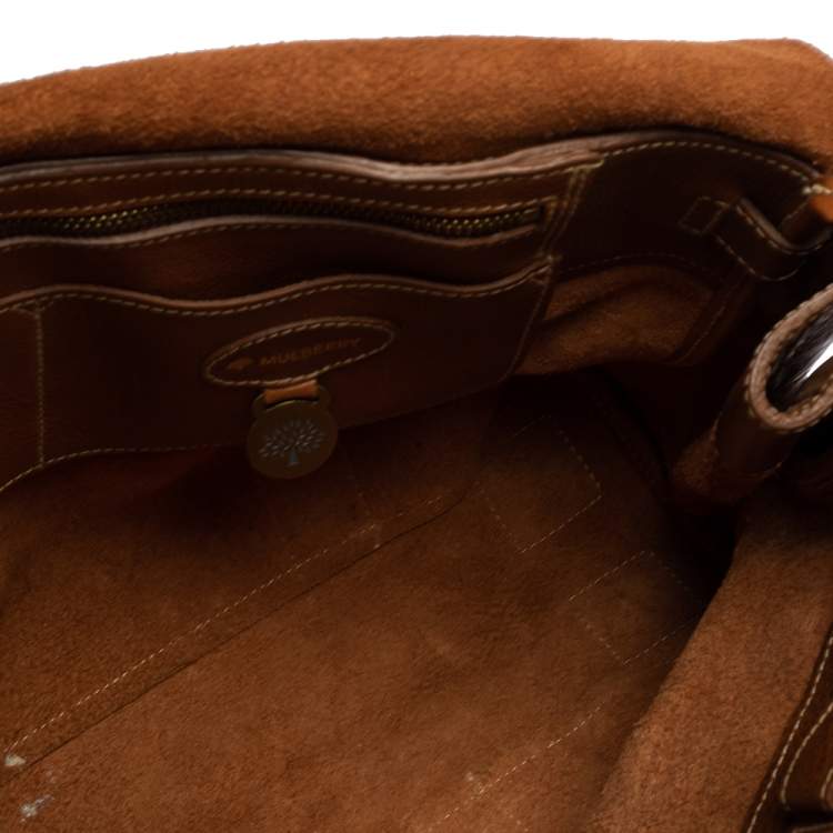 مملوكة مسبقًا Mulberry Brown Leather Small Bayswater Satchel