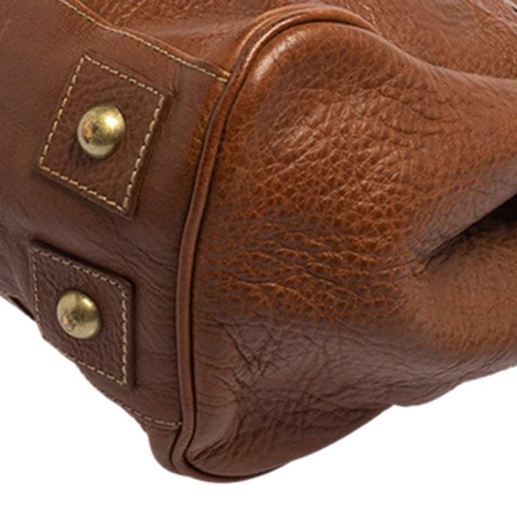 مملوكة مسبقًا Mulberry Brown Leather Small Bayswater Satchel