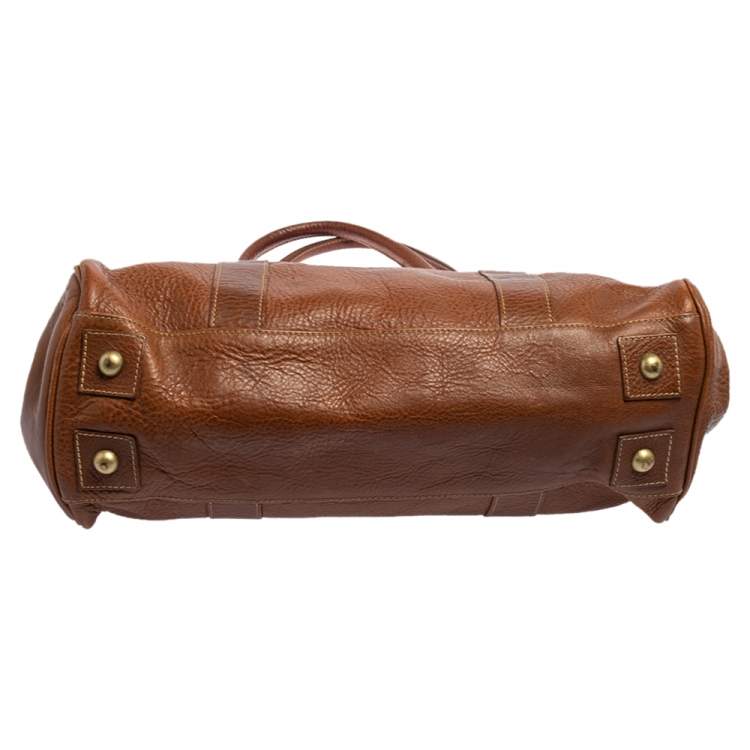 مملوكة مسبقًا Mulberry Brown Leather Small Bayswater Satchel