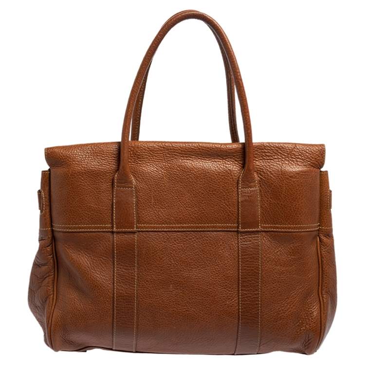 مملوكة مسبقًا Mulberry Brown Leather Small Bayswater Satchel