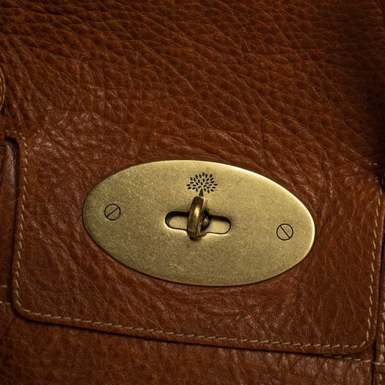 مملوكة مسبقًا Mulberry Brown Leather Small Bayswater Satchel