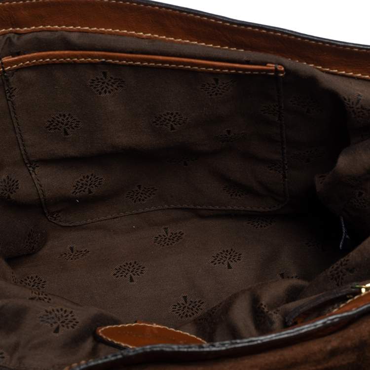 Pre Owned Mulberry Brown Leather Alexa Satchel
