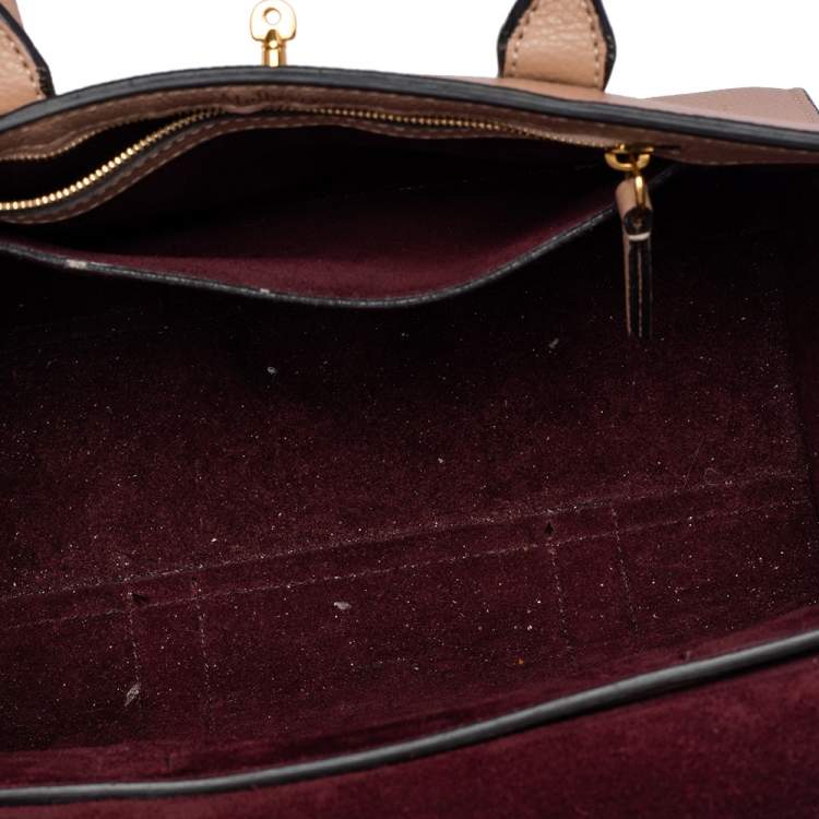 Pre Owned Mulberry Beige Leather Bayswater Satchel