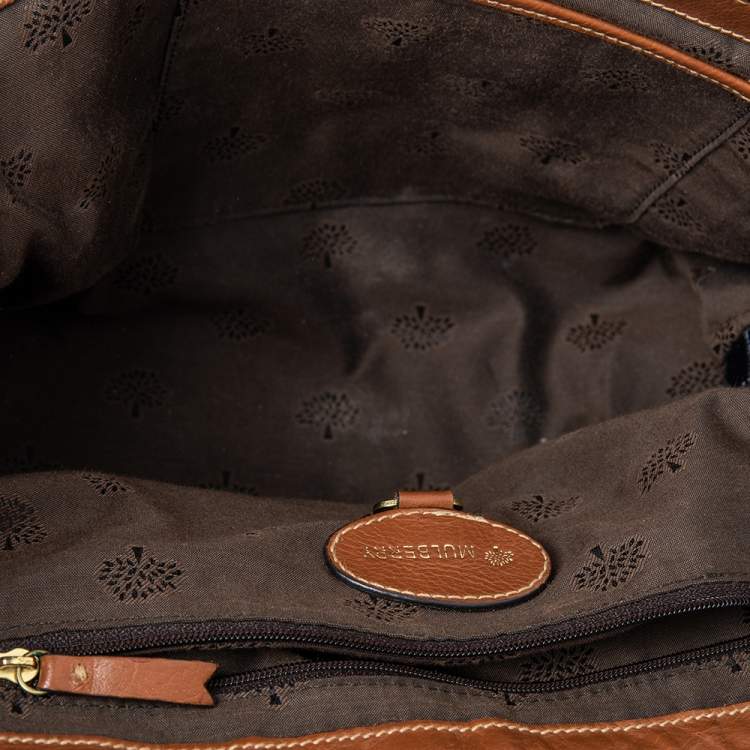 مملوكة مسبقًا Mulberry Brown Leather Alexa Satchel