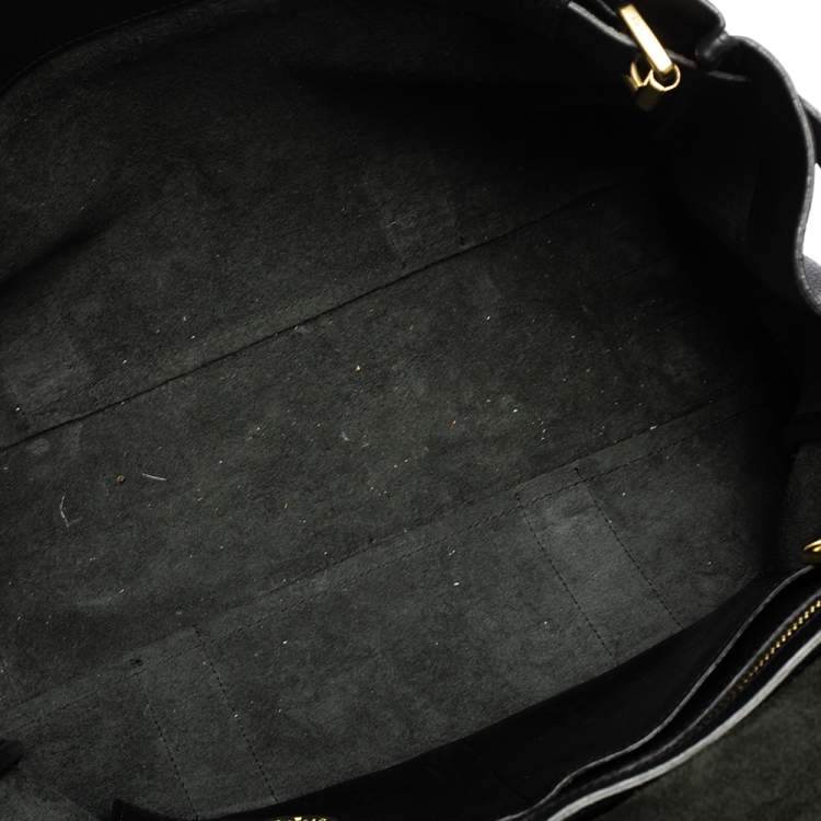 Pre Owned Mulberry Black Pebbled Leather Bayswater Satchel