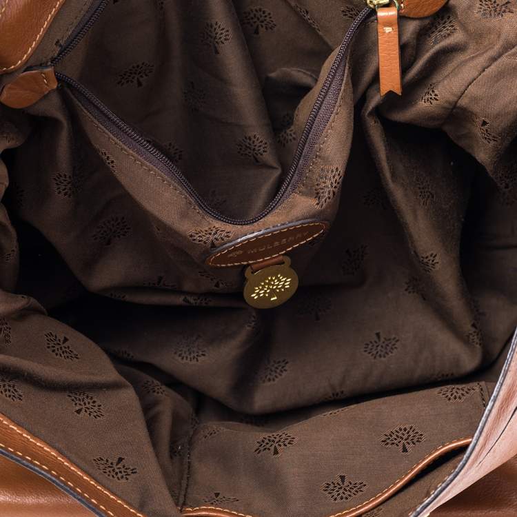 Pre Owned Mulberry Brown Leather Oversized Alexa Satchel