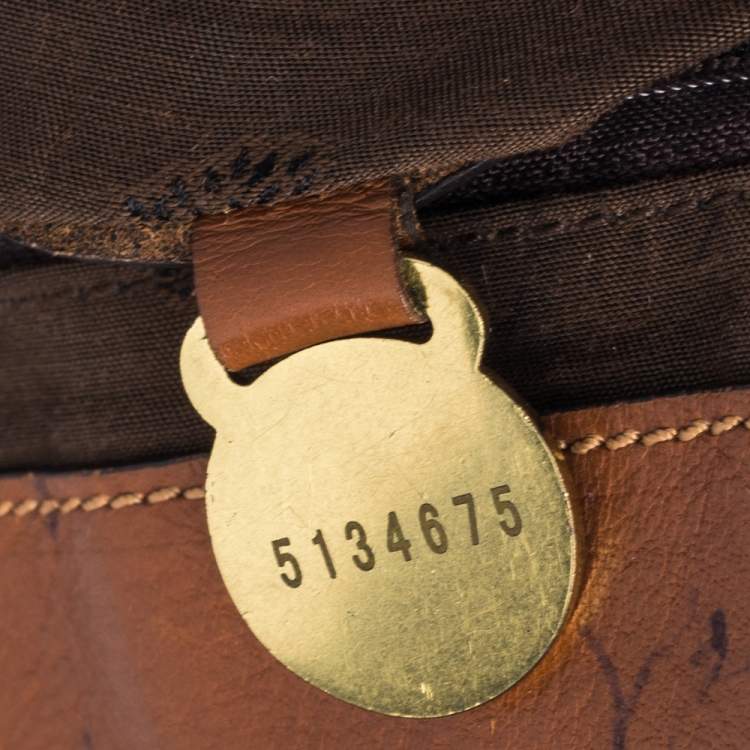 Pre Owned Mulberry Brown Leather Oversized Alexa Satchel