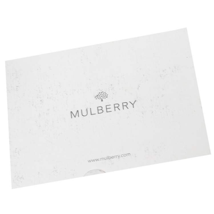 Pre Owned Mulberry Burgundy Leather Small Lily Shoulder Bag