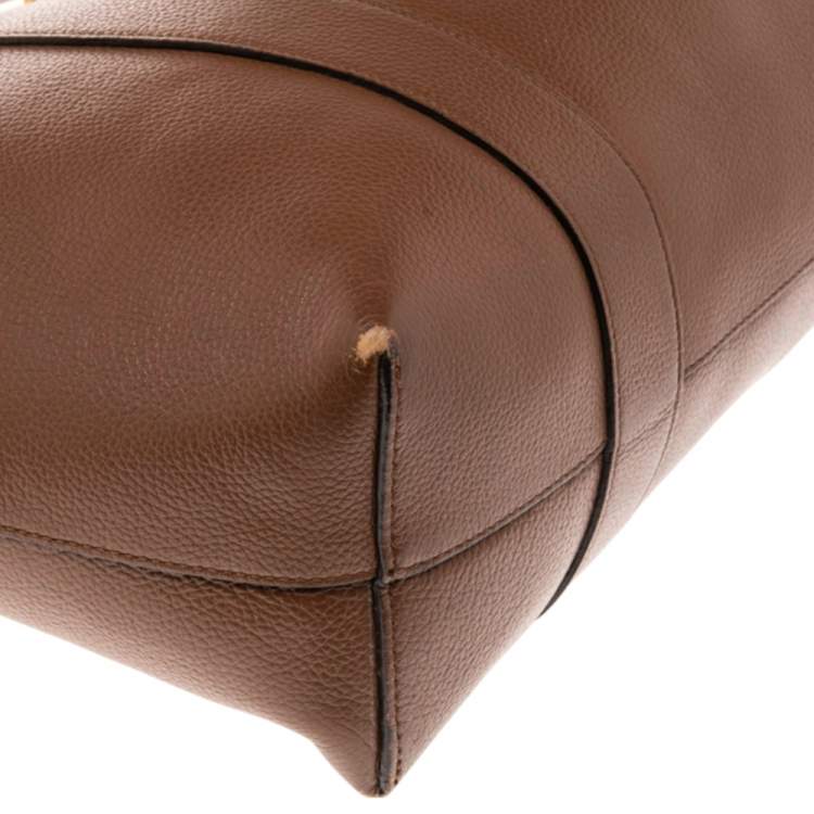 Pre Owned Mulberry Brown Leather Bayswater Tote