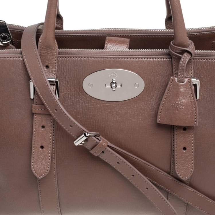 مملوكة مسبقًا Mulberry Brown Leather Bayswater Tote