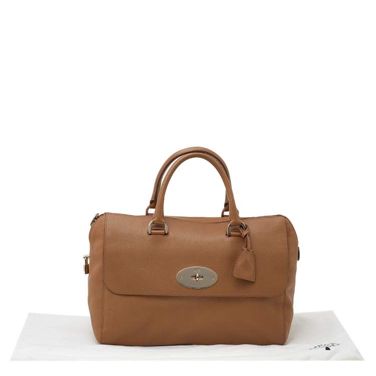 Pre Owned Mulberry Brown Leather Medium Del Rey Satchel