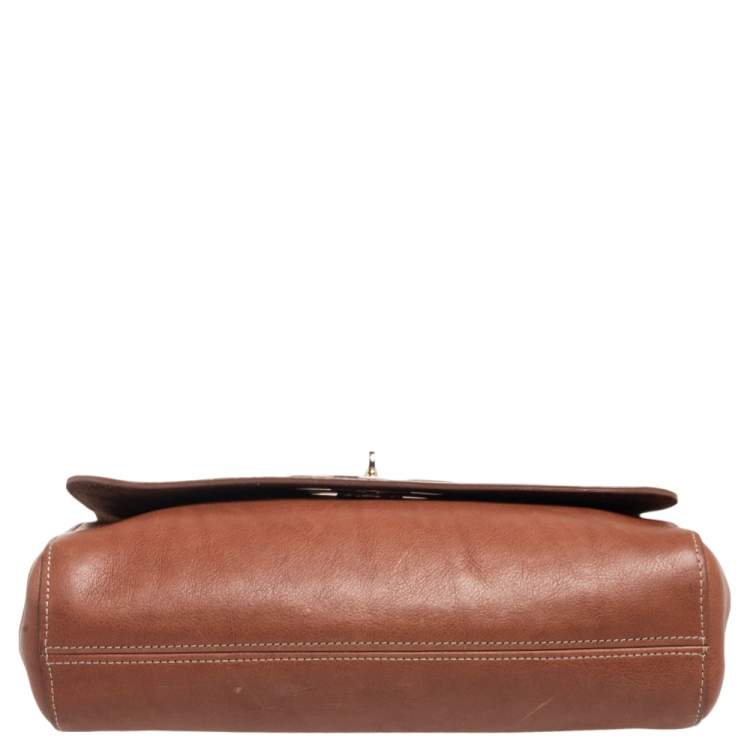 Pre Owned Mulberry Tan Leather Medium Lily Shoulder Bag