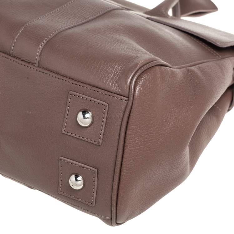 مملوكة مسبقًا Mulberry Brown Leather Bayswater Satchel