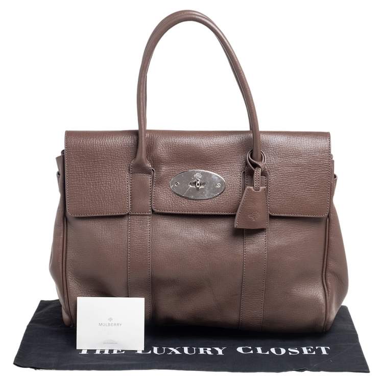 مملوكة مسبقًا Mulberry Brown Leather Bayswater Satchel