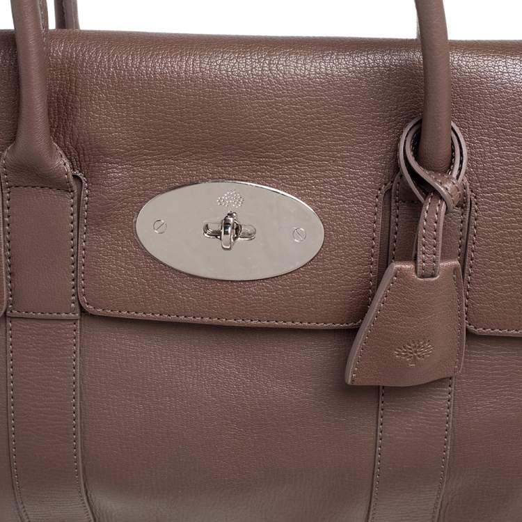 مملوكة مسبقًا Mulberry Brown Leather Bayswater Satchel