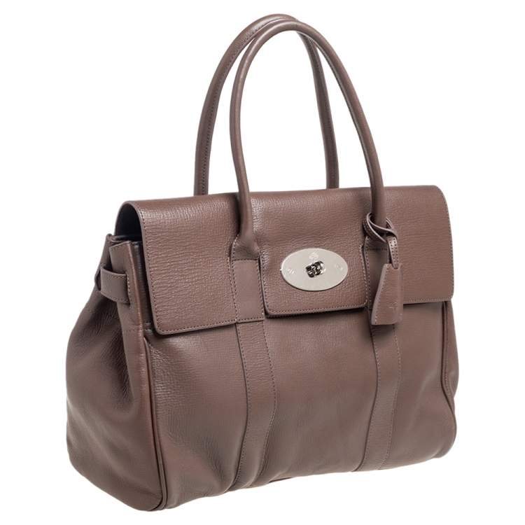 مملوكة مسبقًا Mulberry Brown Leather Bayswater Satchel