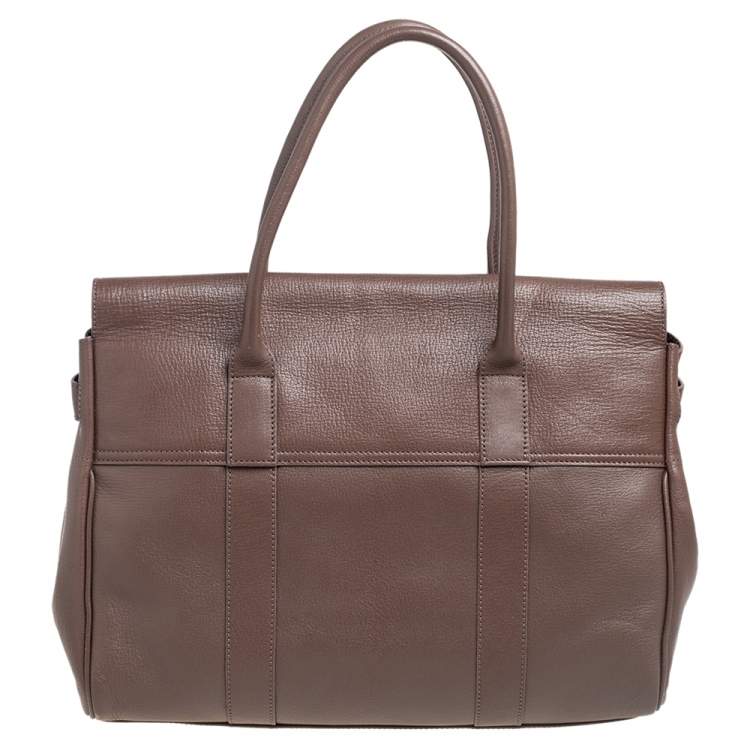 مملوكة مسبقًا Mulberry Brown Leather Bayswater Satchel