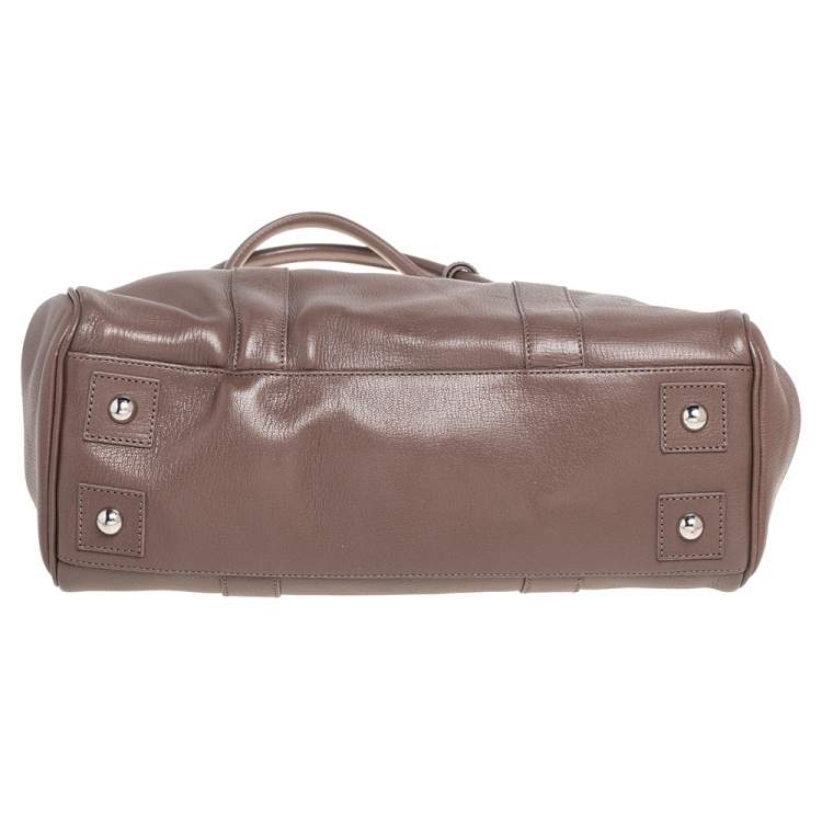 مملوكة مسبقًا Mulberry Brown Leather Bayswater Satchel