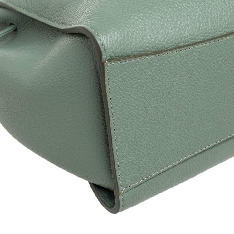 Pre Owned Mulberry Green Leather Shoulder Bag