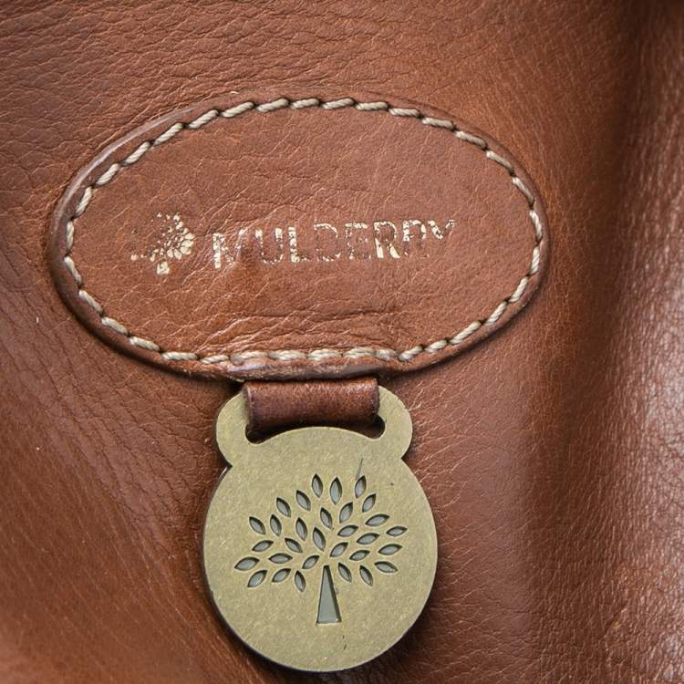 Pre Owned Mulberry Brown Leather Bayswater Satchel