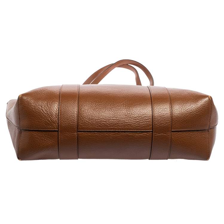 Pre Owned Mulberry Brown Leather Bayswater Tote 