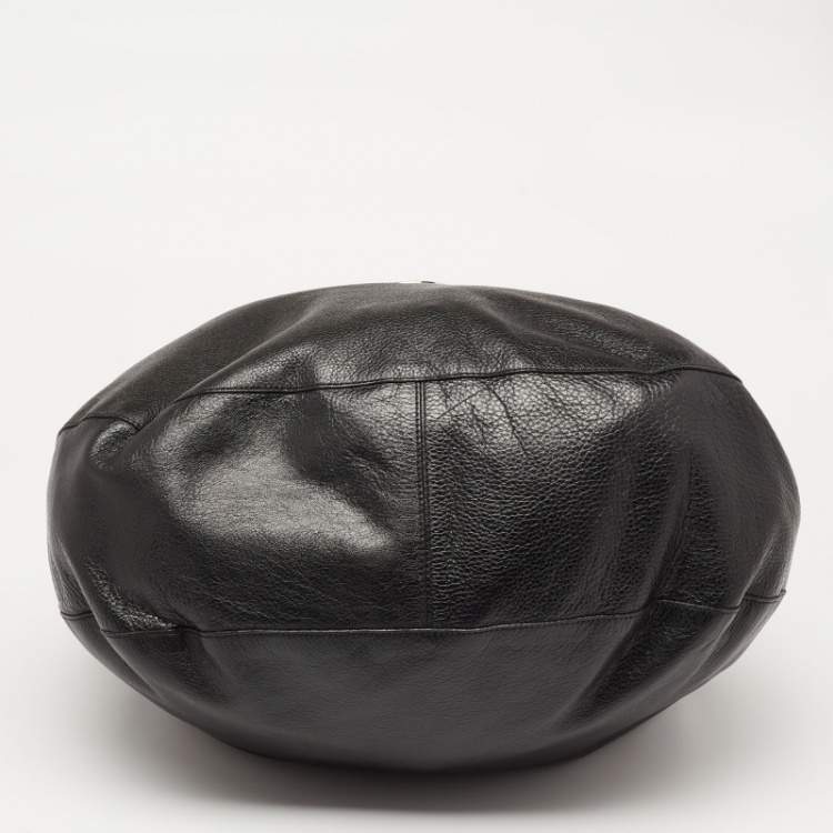Pre Owned Mulberry Black Leather Large Daria Hobo