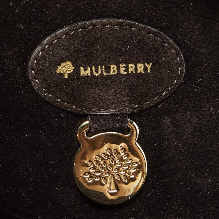 مملوكة مسبقًا Mulberry Brown Leopard Print Pony Hair Bayswater Satchel