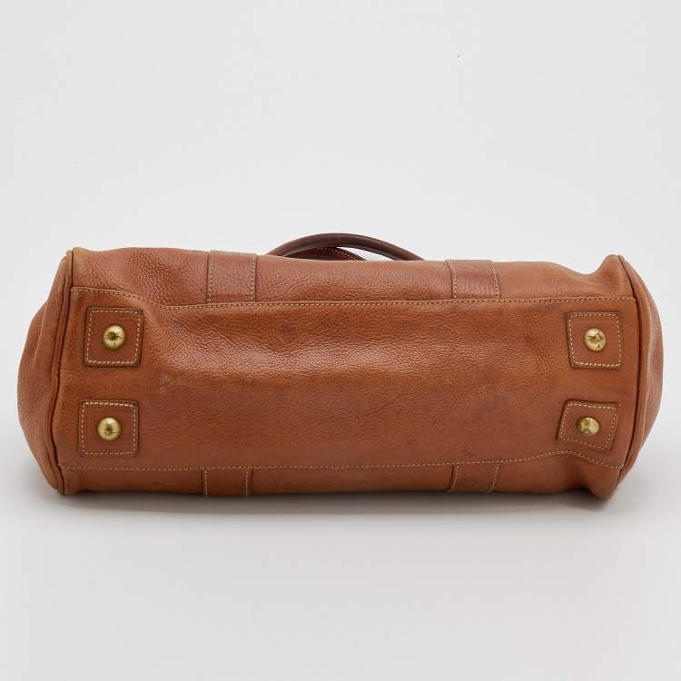 Pre Owned Mulberry Brown Leather Bayswater Satchel