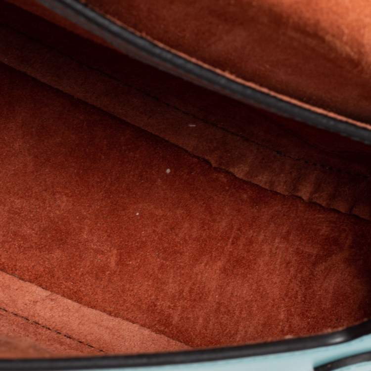 Pre Owned Mulberry Tricolor Leather Amberley Patchwork Shoulder Bag