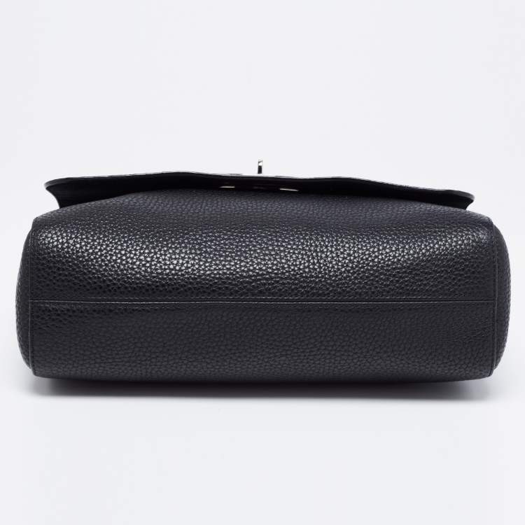 Pre Owned Mulberry Black Leather Lily Shoulder Bag