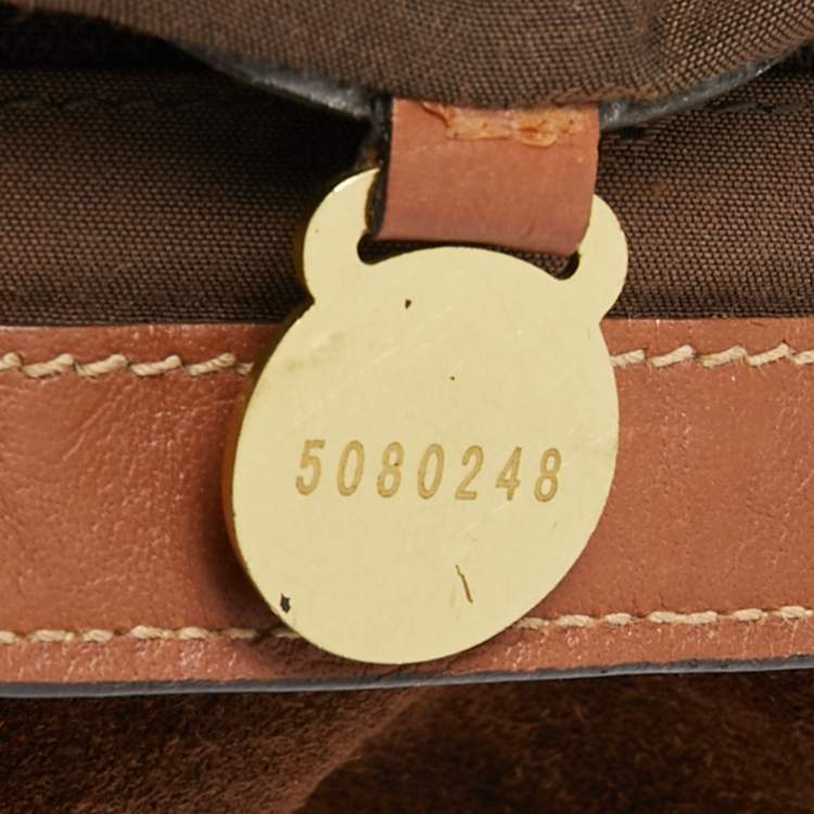 Pre Owned Mulberry Brown Leather Alexa Top Handle Bag