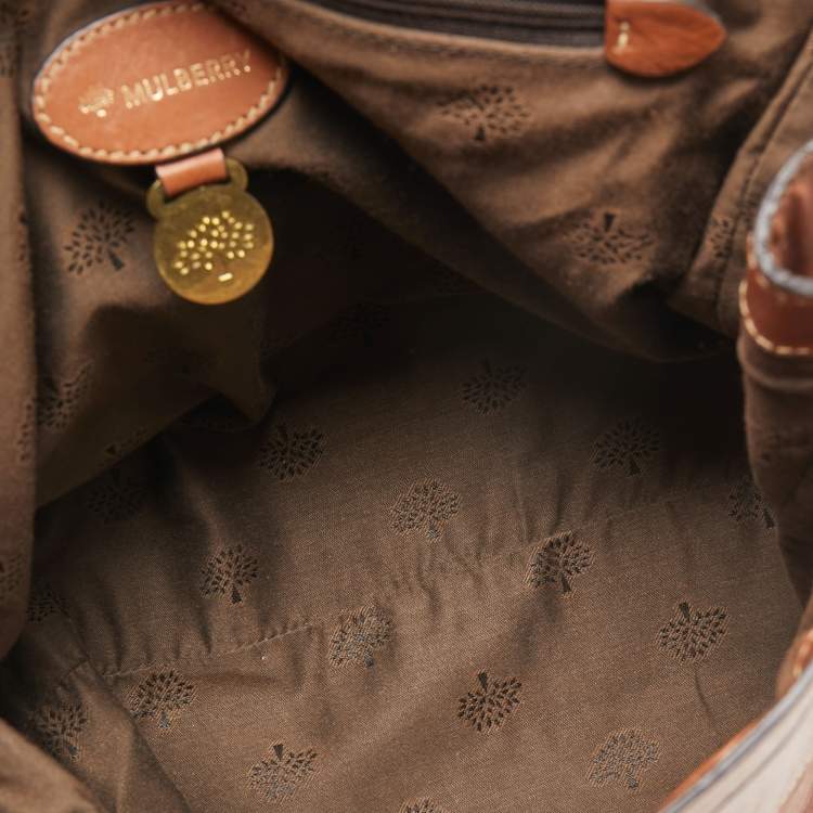 Pre Owned Mulberry Brown Leather Alexa Top Handle Bag