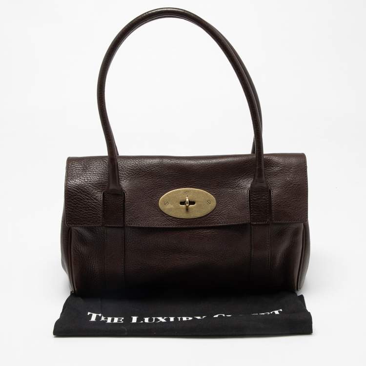 Pre Owned Mulberry Brown Leather Bayswater Satchel