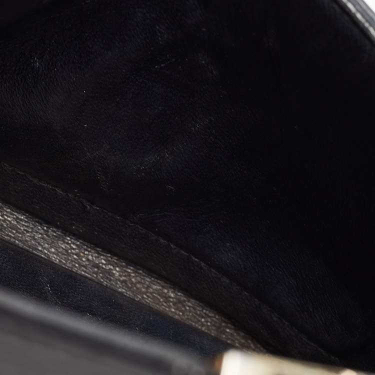 Pre Owned Mulberry Black Leather Kensel Shoulder Bag