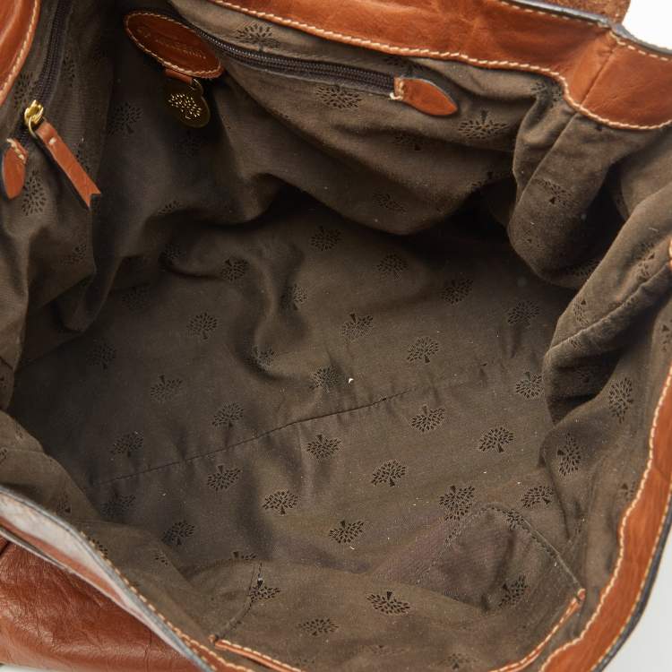 Pre Owned Mulberry Brown Leather Bayswater Top Handle Bag