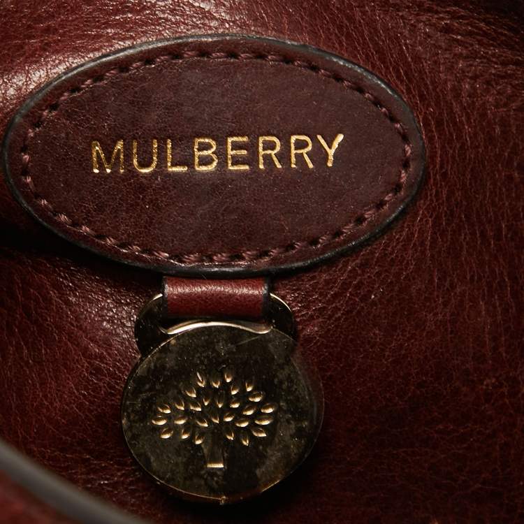 Pre Owned Mulberry Brown Leather Small Bayswater Satchel