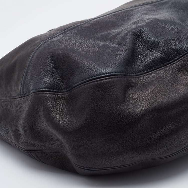 Pre Owned Mulberry Black Leather Hobo